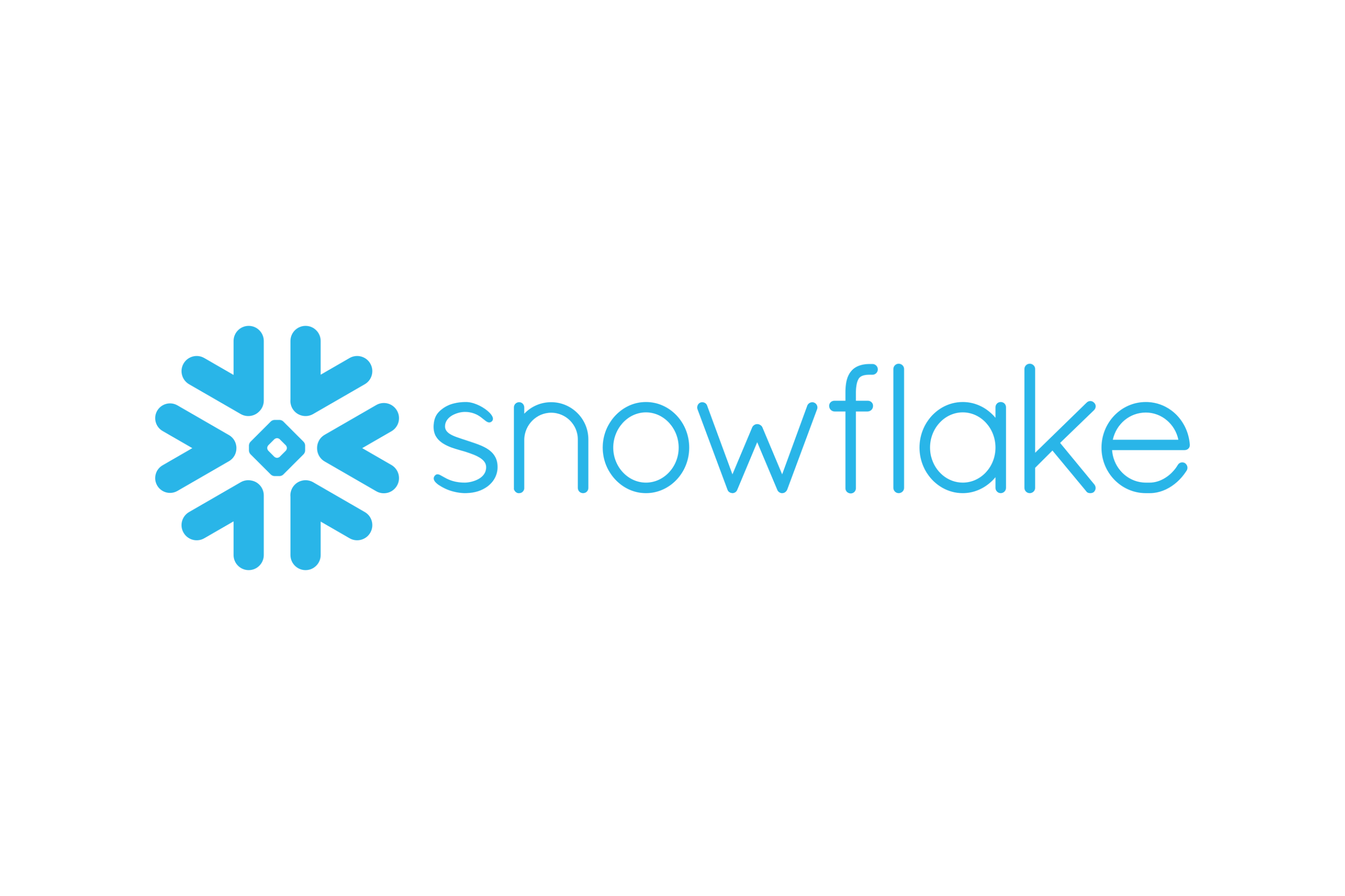 Snowflake data cloud logo